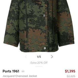 Ports 1961 Jacquard Oversized Jacket